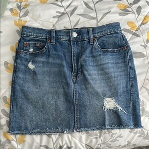 GAP Blue Mini Pencil Skirt Casual